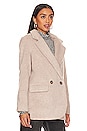 view 2 of 4 Mari Solid Blazer Peacoat in Light Coffee
