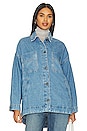view 2 of 5 x We The Free Madison City Denim Jacket in Solar Wash
