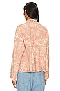view 4 of 5 Lua Bed Jacket in Apricot Combo