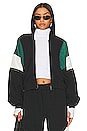 view 1 of 5 X FP Movement Hot Track Varsity Jacket In Black Combo in Black Combo