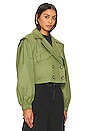 view 3 of 5 x REVOLVE Looking Glass Trench Coat in Loden Green