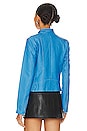 view 4 of 5 x We The Free Max Faux Moto Jacket in Super Sonic
