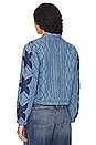view 4 of 5 Quinn Quilted Jacket in Indigo Combo