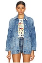 view 1 of 4 BLOUSON EN JEAN FREE PEOPLE AVERY in Got The Blues