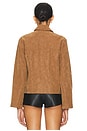 view 4 of 5 x We The Free Blair Faux Suede Jacket in Caramel Cafe