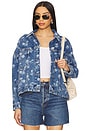 view 1 of 4 x We The Free Opal Swing Denim Jacket in Fallen Daisy