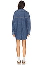 view 3 of 4 Dunes Shirt Jacket in Blue Abyss