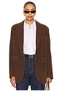 view 1 of 4 BLAZER FALSO PAPER CUT in Brown Bear