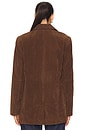 view 3 of 4 BLAZER FALSO PAPER CUT in Brown Bear