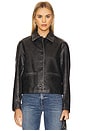 view 2 of 5 x We The Free Hera Faux Leather Jacket In Black in Black