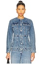 view 1 of 4 x We The Free Lula Denim Jacket In River Blues in River Blues