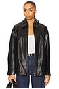 view 1 of 4 x We The Free Sloane Faux Leather Jacket In Black in Black