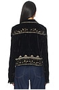 view 3 of 5 Maxxie Embellished Velvet Jacket in Black