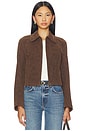 view 1 of 5 x We The Free River Faux Suede Jacket In Double Espresso in Double Espresso