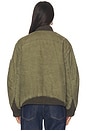 view 4 of 5 x We The Free Jax Washed Bomber In Olive in Olive