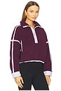 view 3 of 5 x FP Movement Mountain High 1/2 Zip Jacket in Black Cherry