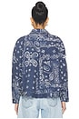 view 3 of 4 BLOUSON IMPRIMÉ OPAL SWING in Navy Combo Bandana