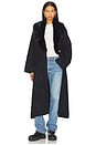 view 4 of 4 MANTEAU PULL TWICED LOVE in Solid Black