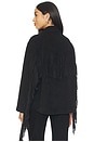 view 1 of 5 x REVOLVE Fringe Out Faux Suede Shacket in Black