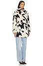 view 3 of 4 x REVOLVE Jade Cow Fur Coat in Black & White