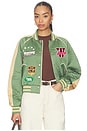 view 1 of 7 BLOUSON WE THE FREE STAR POWER SOUVENIR in Vintage Green Combo
