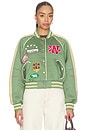view 2 of 7 BLOUSON WE THE FREE STAR POWER SOUVENIR in Vintage Green Combo