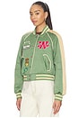 view 4 of 7 BLOUSON WE THE FREE STAR POWER SOUVENIR in Vintage Green Combo
