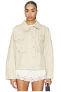 view 2 of 5 x We The Free Kali Washed Jacket in Morning Oat