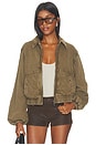 view 1 of 5 CHAQUETA LAVADA BIRDIE  in Olive Green