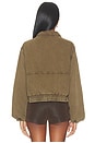 view 4 of 5 CHAQUETA LAVADA BIRDIE  in Olive Green