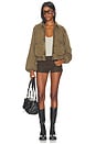 view 5 of 5 CHAQUETA LAVADA BIRDIE  in Olive Green