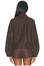 view 5 of 5 CHAQUETA BLAIR in Chocolate Torte