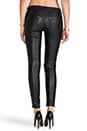 view 3 of 7 Skinny Vegan Leather Pant in Black