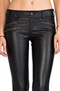 view 4 of 7 Skinny Vegan Leather Pant in Black