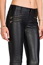 view 5 of 7 Skinny Vegan Leather Pant in Black