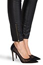 view 7 of 7 Skinny Vegan Leather Pant in Black