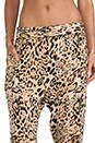 view 4 of 8 Cheetah Twisted Harem Pant in Natural Combo