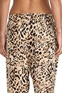 view 6 of 8 Cheetah Twisted Harem Pant in Natural Combo