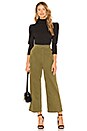 view 4 of 4 Clean Mod Utility Crop Pant in Moss