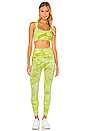view 4 of 4 X FP Movement Good Karma Legging in Key Lime Combo
