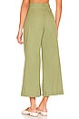 view 3 of 4 Menorca Cropped Solid Pant in Forest Glen
