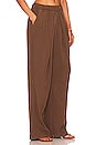 view 2 of 4 Nothin to Say Pleated Trouser in Brownstone