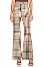 view 1 of 4 Plaid Jules Pant in Rust Combo