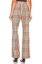 view 3 of 4 Plaid Jules Pant in Rust Combo