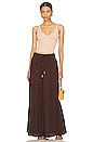 view 4 of 4 In Paradise Wide Leg Pant in Chocolate