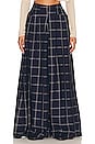 view 1 of 4 FREE PEOPLE DANCE AT DUSK WIDE LEG 팬츠 in Navy Combo