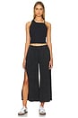 view 6 of 7 X FP Movement Hot Shot Slit Wide Leg Pant In Black in Black
