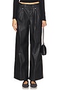 view 1 of 6 x REVOLVE Afton Faux Leather Trouser in Black