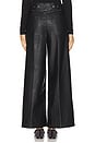 view 4 of 6 x REVOLVE Afton Faux Leather Trouser in Black