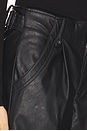 view 6 of 6 x REVOLVE Afton Faux Leather Trouser in Black